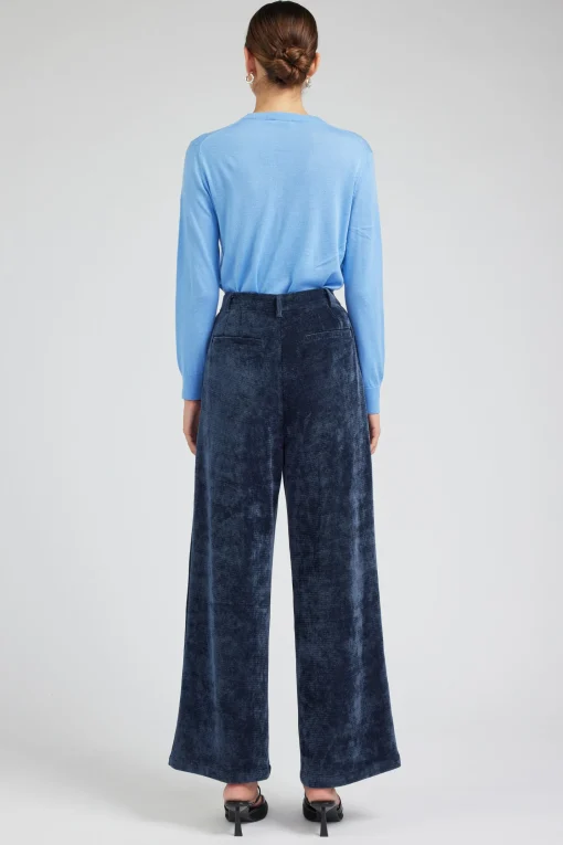 Corduroy Pleated Wide Leg Pant