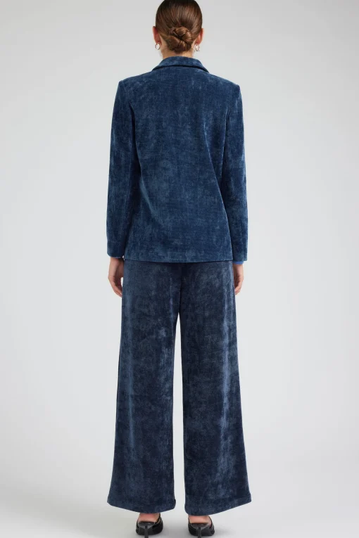 Corduroy Pleated Wide Leg Pant
