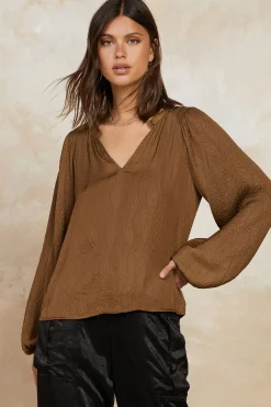 Crinkle Texture Blouse