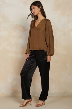 Crinkle Texture Blouse
