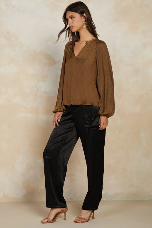 Crinkle Texture Blouse