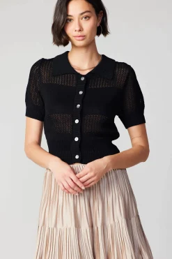 Cropped Knit Top