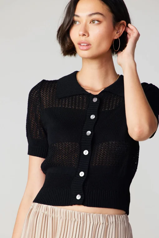 Cropped Knit Top