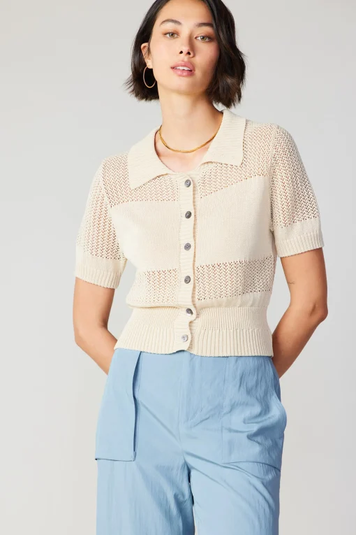 Cropped Knit Top
