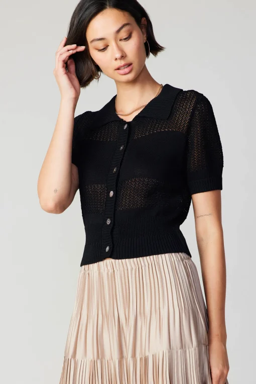 Cropped Knit Top