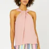 Cross Halter Neck Top