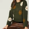 Daisy Embroidered Sweater