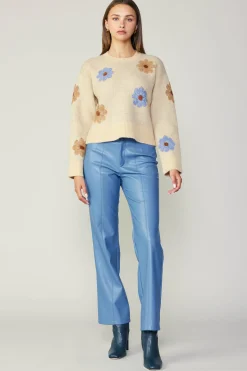 Daisy Embroidered Sweater