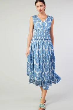 Daisy Jacquard Maxi Dress