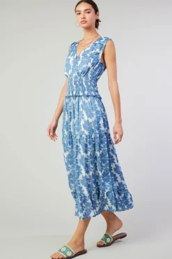 Daisy Jacquard Maxi Dress