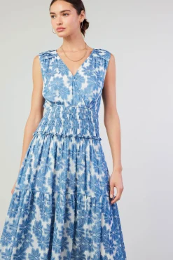 Daisy Jacquard Maxi Dress