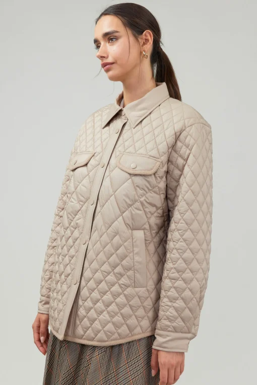 Diamond Quilted Jacket
