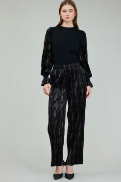 Elastic Waist Long Pants