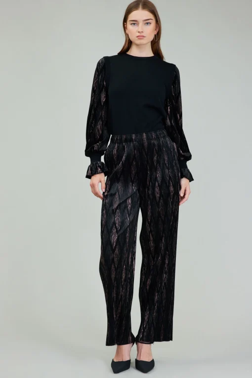 Elastic Waist Long Pants