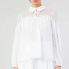 Elyse Lace Yoke Blouse