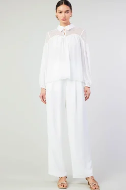 Elyse Lace Yoke Blouse