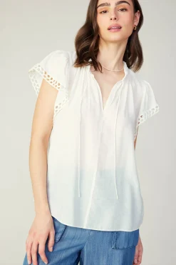 Eyelet Blouse