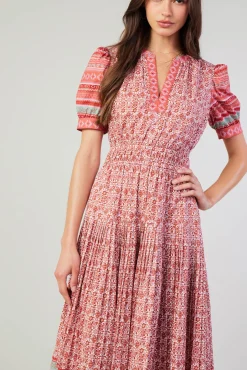 Floral Bohemian Midi Dress