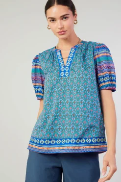 Floral Bohemian Top