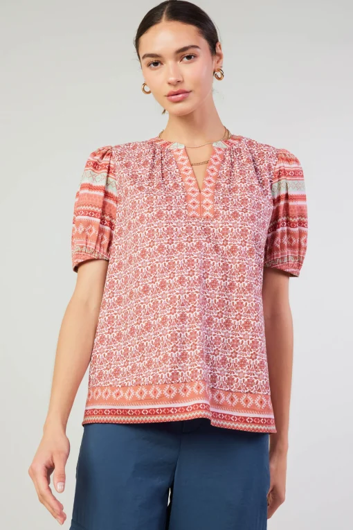 Floral Bohemian Top