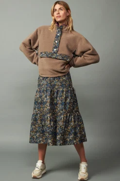 Floral Midi Skirt