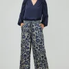 Floral Patterned Pull On Pants