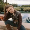 Floral Patterned Sweater Jacket