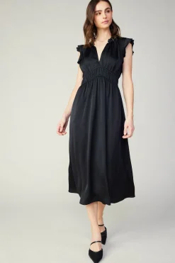 Florence Ruffled Midi Dress