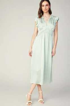 Florence Ruffled Midi Dress