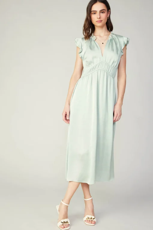 Florence Ruffled Midi Dress