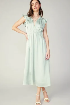 Florence Ruffled Midi Dress