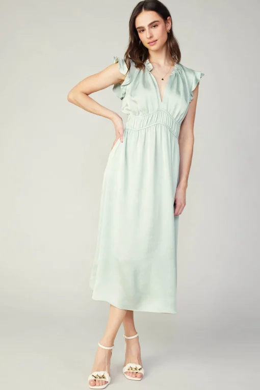 Florence Ruffled Midi Dress
