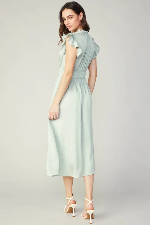 Florence Ruffled Midi Dress