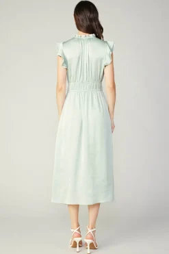 Florence Ruffled Midi Dress