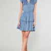 Flutter Sleeve Mini Dress