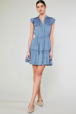 Flutter Sleeve Mini Dress