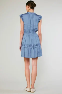 Flutter Sleeve Mini Dress