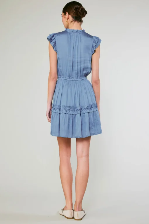 Flutter Sleeve Mini Dress