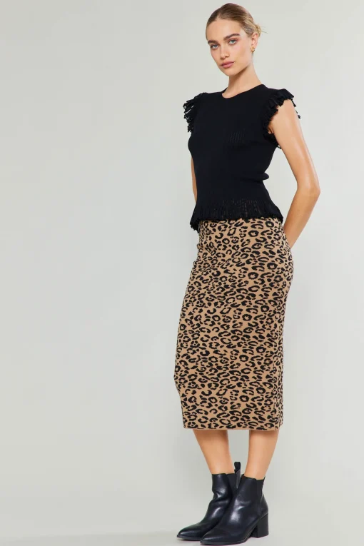 Flutter Sleeve Sweater Top