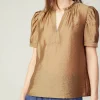 Gathered Sleeve Blouse