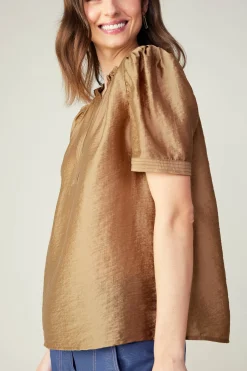 Gathered Sleeve Blouse