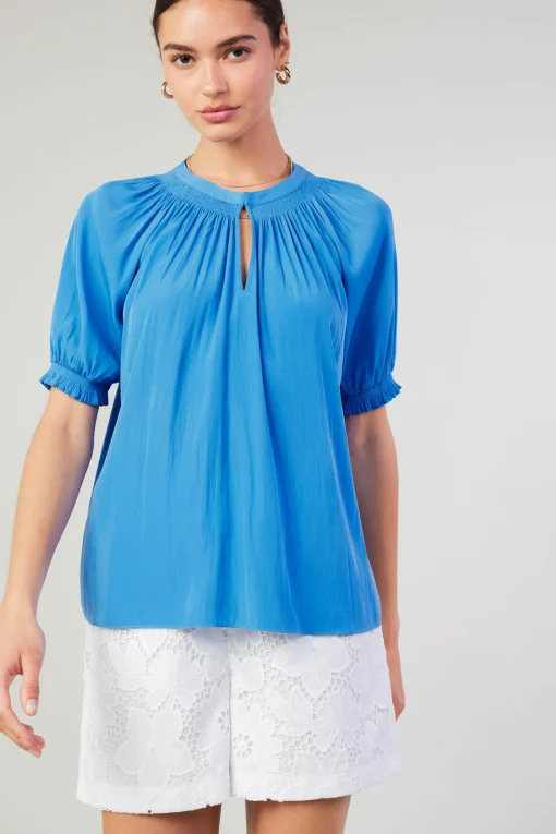 Gathered Yoke Blouse