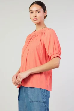 Gathered Yoke Blouse