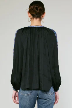 Geometric Patterned Blouse