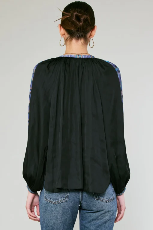 Geometric Patterned Blouse