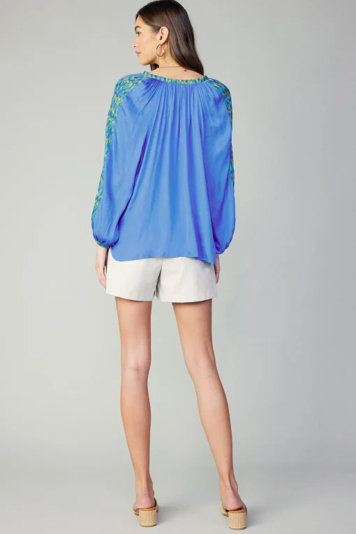 Geometric Patterned Blouse