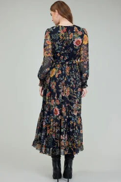 Glimmer Botanical Maxi Dress