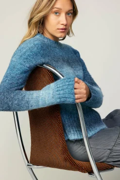 Gradient Sweater Top