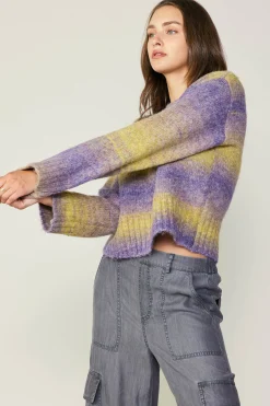 Gradient Sweater Top