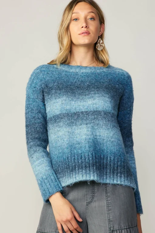 Gradient Sweater Top